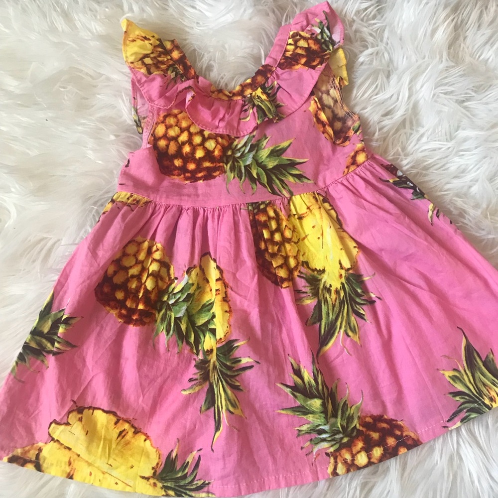 Toddler Girl Pineapple Dress